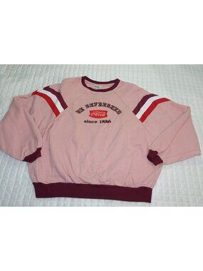 Coca Cola Pink Sweatshirt Size Small